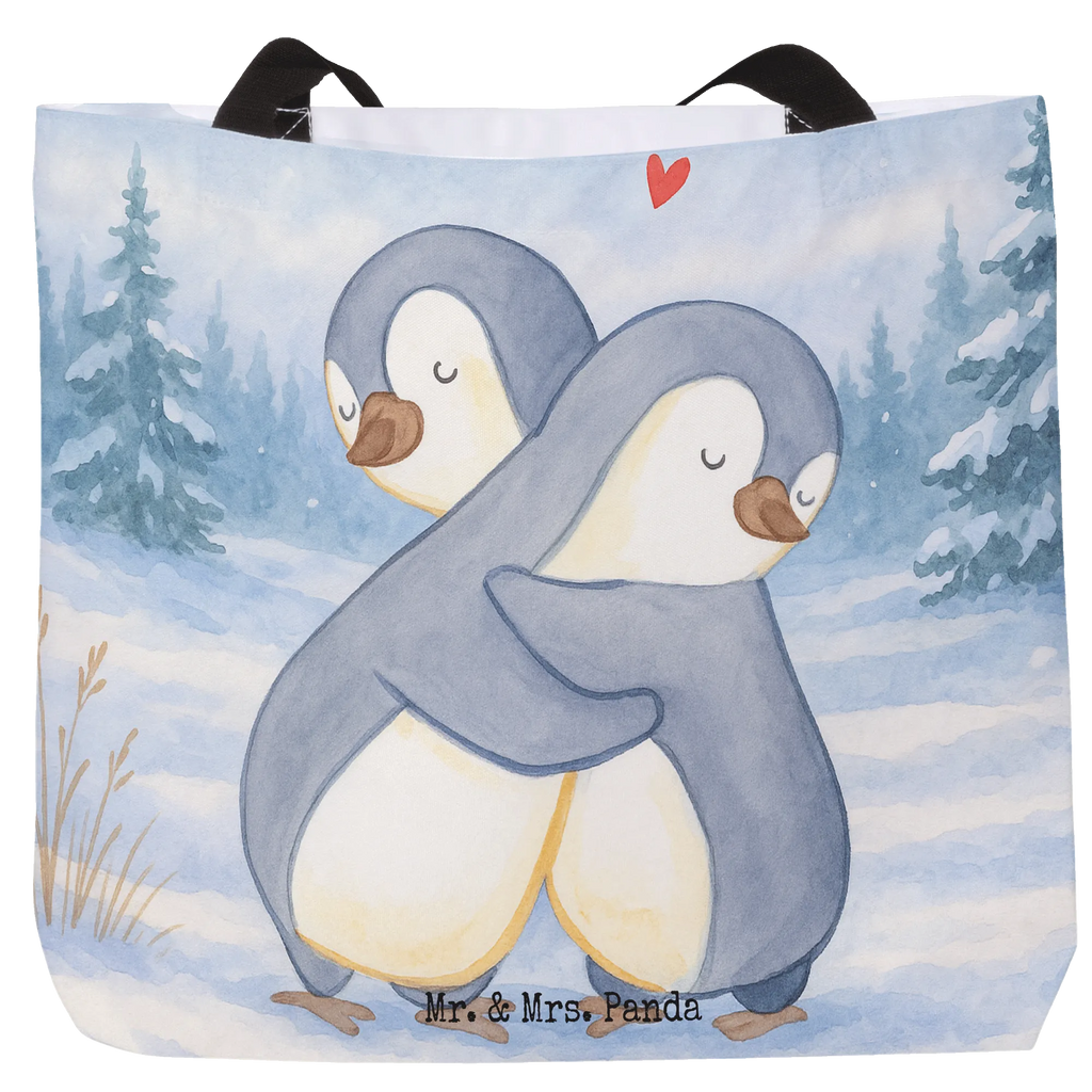 Shopper Pinguine Kuscheln Design Freizeittasche, Shopper, Alltagstasche, Einkaufsbeutel, Strandtasche, Schultasche, Schulbeutel, Tragebeutel, Beutel, Einkaufstasche, Tasche, Liebe, Partner, Freund, Freundin, Ehemann, Ehefrau, Heiraten, Verlobung, Heiratsantrag, Liebesgeschenk, Jahrestag, Hocheitstag, Geschenk für Partner, Geschenk für Freundin, Mitbringsel, Hochzeitstag, für Männer, Geschenk für Frauen, Liebesbeweis, Valentinstag, für Ehemann