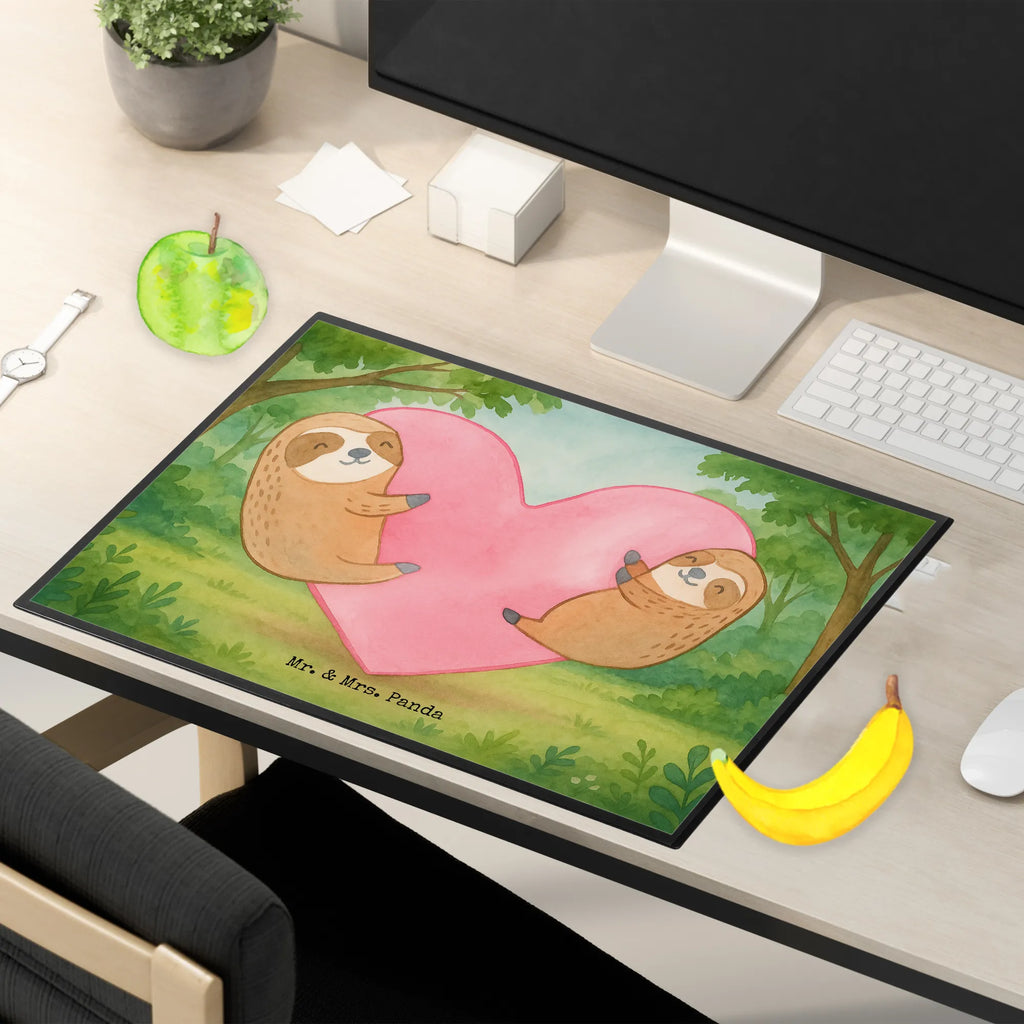 Schreibtischunterlage Faultiere Herz Design Schreibunterlage, Schreibtischauflage, Bürobedarf, Büroartikel, Schreibwaren, Schreibtisch Unterlagen, Schreibtischunterlage Groß, Liebe, Partner, Freund, Freundin, Ehemann, Ehefrau, Heiraten, Verlobung, Heiratsantrag, Liebesgeschenk, Jahrestag, Hocheitstag, Valentinstag, Geschenk für Frauen, Hochzeitstag, Mitbringsel, Geschenk für Freundin, Geschenk für Partner, Liebesbeweis, für Männer, für Ehemann