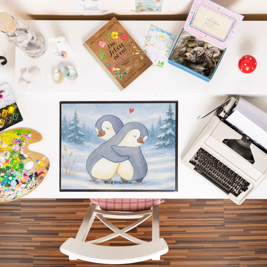 Desk pad penguins Cuddle Design Schreibunterlage, Schreibtischauflage, Bürobedarf, Büroartikel, Schreibwaren, Schreibtisch Unterlagen, Schreibtischunterlage Groß, Liebe, Partner, Freund, Freundin, Ehemann, Ehefrau, Heiraten, Verlobung, Heiratsantrag, Liebesgeschenk, Jahrestag, Hocheitstag, Valentinstag, Geschenk für Frauen, Hochzeitstag, Mitbringsel, Geschenk für Freundin, Geschenk für Partner, Liebesbeweis, für Männer, für Ehemann