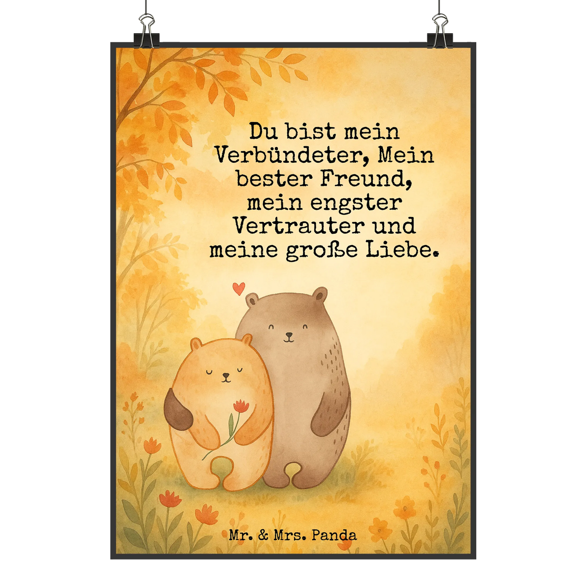 Poster Bears in love Design Loving, Two, Together, Marriage, Proposal of marriage, Love gift, gift for her, gift for him, anniversary gift, Wedding anniversary, Anniversary, Gift Friend, Boyfriend, Proof of love, Bears, Girlfriend, Engaged, In love, Gift Wedding, Gift Girlfriend, Married