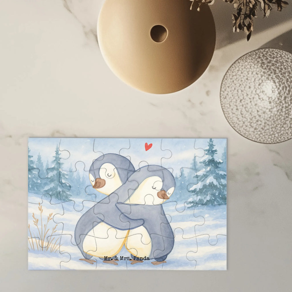 Puzzle Pingwiny Przytulanie Design Puzzle, Liebe, Partner, Freund, Freundin, Ehemann, Ehefrau, Heiraten, Verlobung, Heiratsantrag, Liebesgeschenk, Jahrestag, Hocheitstag, Valentinstag, Geschenk für Frauen, Hochzeitstag, Mitbringsel, Geschenk für Freundin, Geschenk für Partner, Liebesbeweis, für Männer, für Ehemann