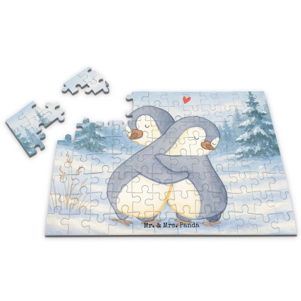 Puzzle Pingwiny Przytulanie Design Puzzle, Liebe, Partner, Freund, Freundin, Ehemann, Ehefrau, Heiraten, Verlobung, Heiratsantrag, Liebesgeschenk, Jahrestag, Hocheitstag, Valentinstag, Geschenk für Frauen, Hochzeitstag, Mitbringsel, Geschenk für Freundin, Geschenk für Partner, Liebesbeweis, für Männer, für Ehemann