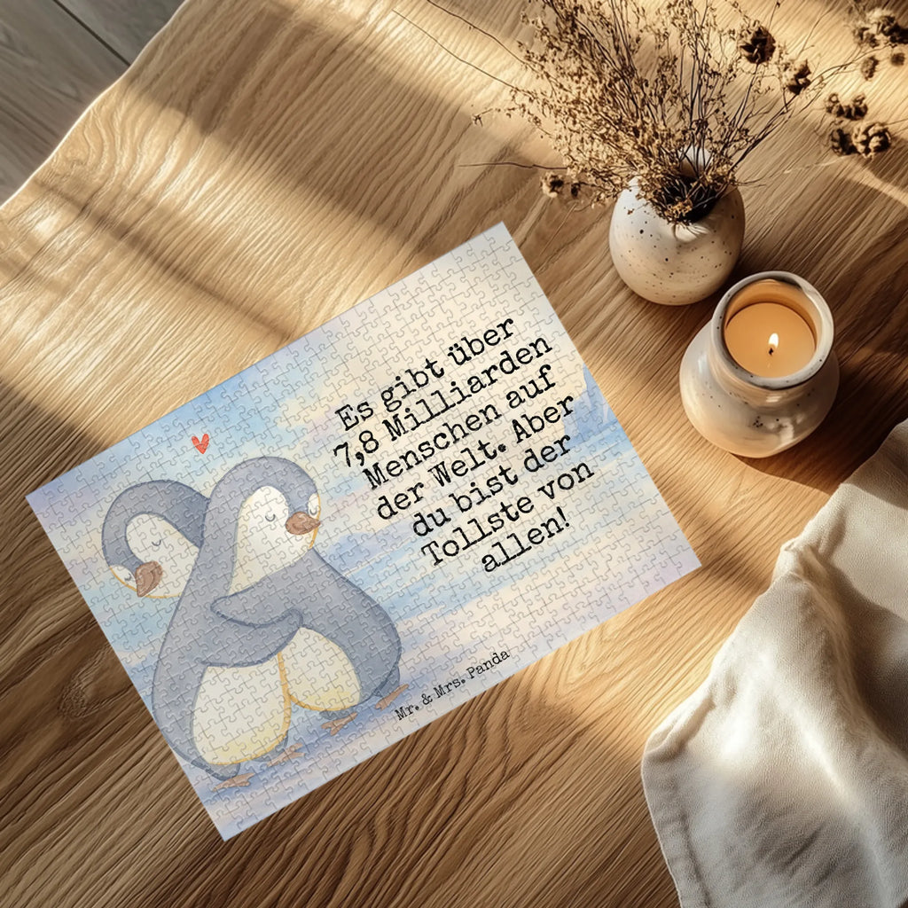 Puzzle penguins Cuddle Design Puzzle, Ehemann, Freundin, Freund, Partner, Liebe, Liebesgeschenk, Verlobung, Heiraten, Heiratsantrag, Hocheitstag, Ehefrau, Jahrestag, Liebesbeweis, Hochzeitstag, Geschenk für Frauen, für Ehemann, Geschenk für Freundin, Valentinstag, Geschenk für Partner, Mitbringsel, für Männer