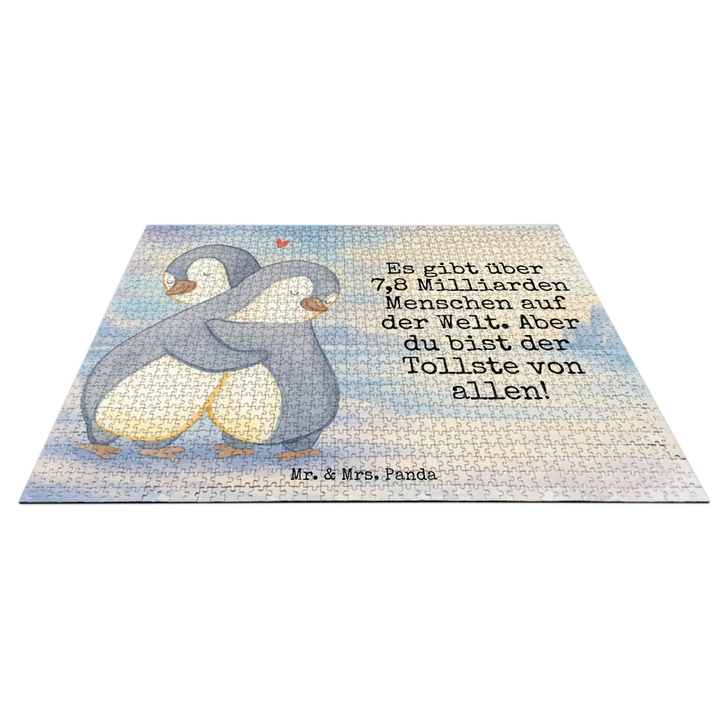 Puzzle penguins Cuddle Design Puzzle, Ehemann, Freundin, Freund, Partner, Liebe, Liebesgeschenk, Verlobung, Heiraten, Heiratsantrag, Hocheitstag, Ehefrau, Jahrestag, Liebesbeweis, Hochzeitstag, Geschenk für Frauen, für Ehemann, Geschenk für Freundin, Valentinstag, Geschenk für Partner, Mitbringsel, für Männer