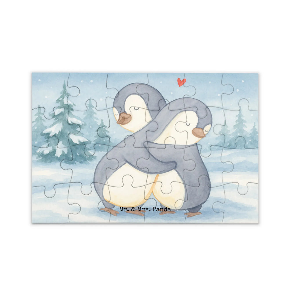 Puzzle penguins Cuddle Design Puzzle, Ehemann, Freundin, Freund, Partner, Liebe, Liebesgeschenk, Verlobung, Heiraten, Heiratsantrag, Hocheitstag, Ehefrau, Jahrestag, Liebesbeweis, Hochzeitstag, Geschenk für Frauen, für Ehemann, Geschenk für Freundin, Valentinstag, Geschenk für Partner, Mitbringsel, für Männer