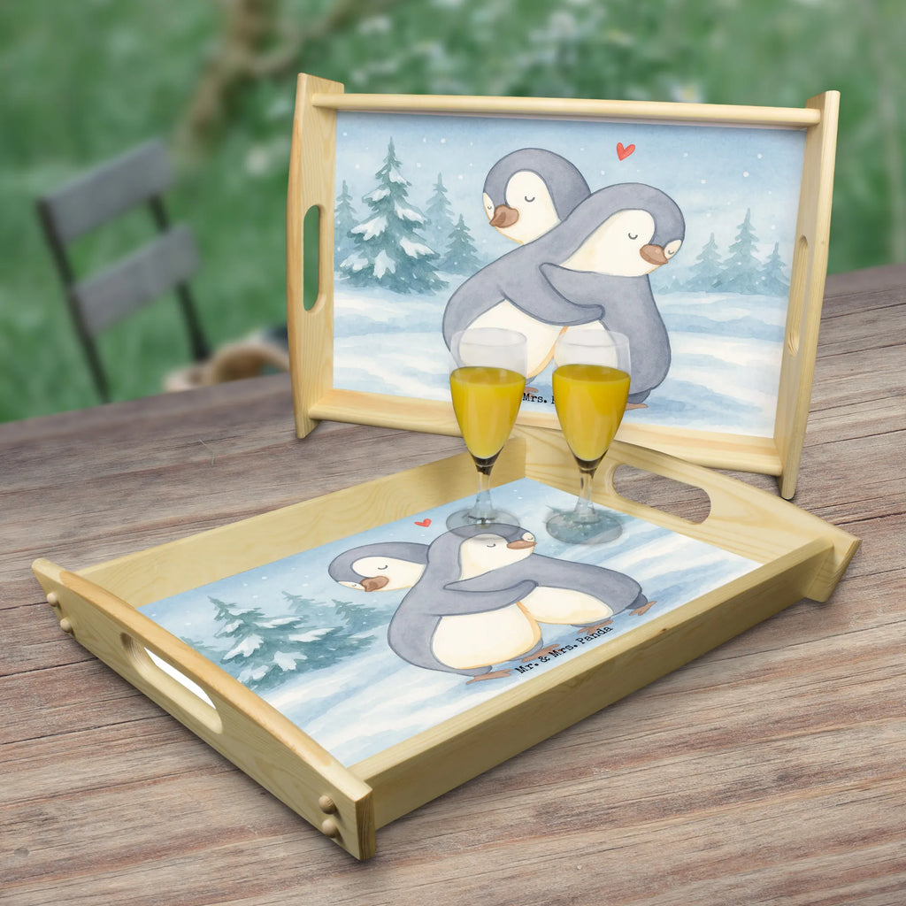 Serving tray penguins Cuddle Design Küchentablett, Dekotablett, Tablett, Frühstückstablett, Serviertablett, Holztablett, Liebe, Partner, Freund, Freundin, Ehemann, Ehefrau, Heiraten, Verlobung, Heiratsantrag, Liebesgeschenk, Jahrestag, Hocheitstag, Geschenk für Partner, Geschenk für Frauen, Liebesbeweis, für Männer, Geschenk für Freundin, Valentinstag, für Ehemann, Mitbringsel, Hochzeitstag