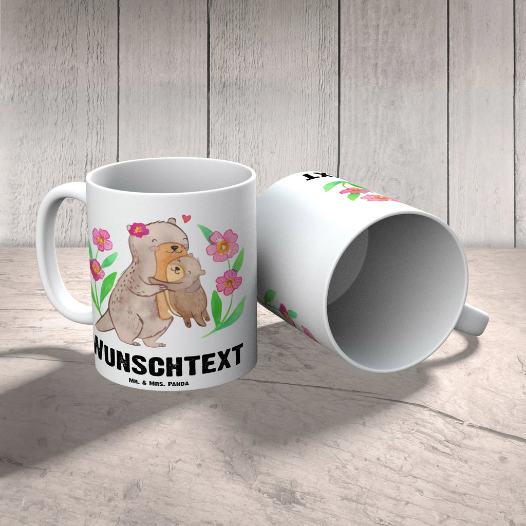 Personalised cup Otter Mom Tasse, Personalisiert, Namenstasse, Namen, Wunschname, Personalisierte Tasse, Tasse mit Namen, Drucken, Muttertag Geschenke, Mama Geschenke, Mutti Geburtstag, Mama Liebe, Muttertag, Mama Geschenk, Tochter Geschenk