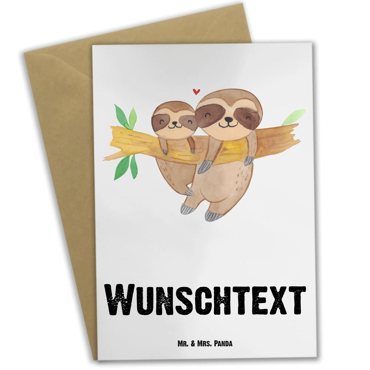 Personalisierte Grußkarte Faultier Mama Grußkarten Personalisiert, Grußkarte personalisierbar, individuelle grußkarte, Personalisierte Klappkarte, grußkarte personalisiert, Personalisierte Grußkarte, Personalisierte Karte, Muttertag Geschenke, Mama Geschenke, Mutti Geburtstag, Mama Geschenk, Mama Liebe, Tochter Geschenk, Muttertag
