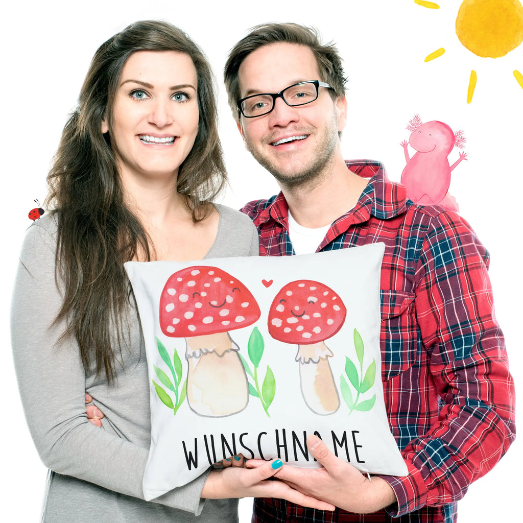 Personalised cushion Lucky Mushrooms Mom Kissen, personalisiert, Name, Wunschname, bedrucken, Kopfkissen, Muttertag Geschenke, Mama Geschenke, Mutti Geburtstag, Muttertag, Mama Liebe, Mama Geschenk, Tochter Geschenk