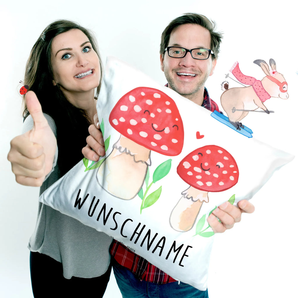 Personalised cushion Lucky Mushrooms Mom Kissen, personalisiert, Name, Wunschname, bedrucken, Kopfkissen, Muttertag Geschenke, Mama Geschenke, Mutti Geburtstag, Muttertag, Mama Liebe, Mama Geschenk, Tochter Geschenk