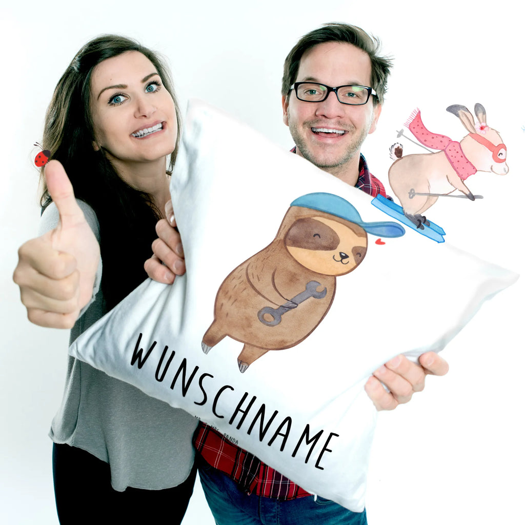 Personalised cushion sloth Father Kissen, personalisiert, Name, Wunschname, bedrucken, Kopfkissen, Vatertag Geschenk, Papa Geschenke, Vater Geburtstag, Vatertag, Papa Geschenk, Papi Geschenk, Vater Geschenk, Vater Handwerker