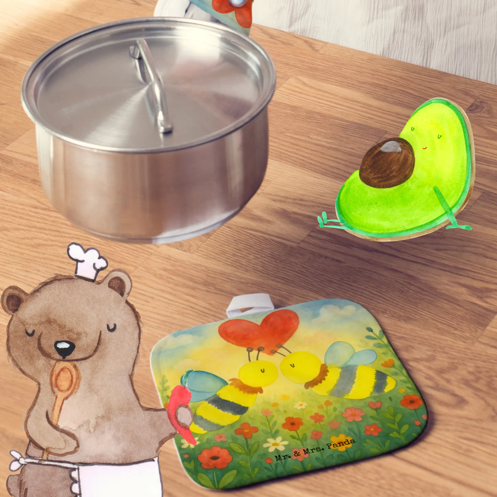 Pot holder bee Love Design Topflappen, Topfuntersetzer, Ofenhandschuh, Topflappen Set, Topflappen lustig, Topflappen mit Spruch, Ofenhandschuhe, Topfhandschuhe, Topfhandschuh, Topflappenset, Topflappen 2er Set, Schöne Topflappen, Biene, Wespe, Hummel