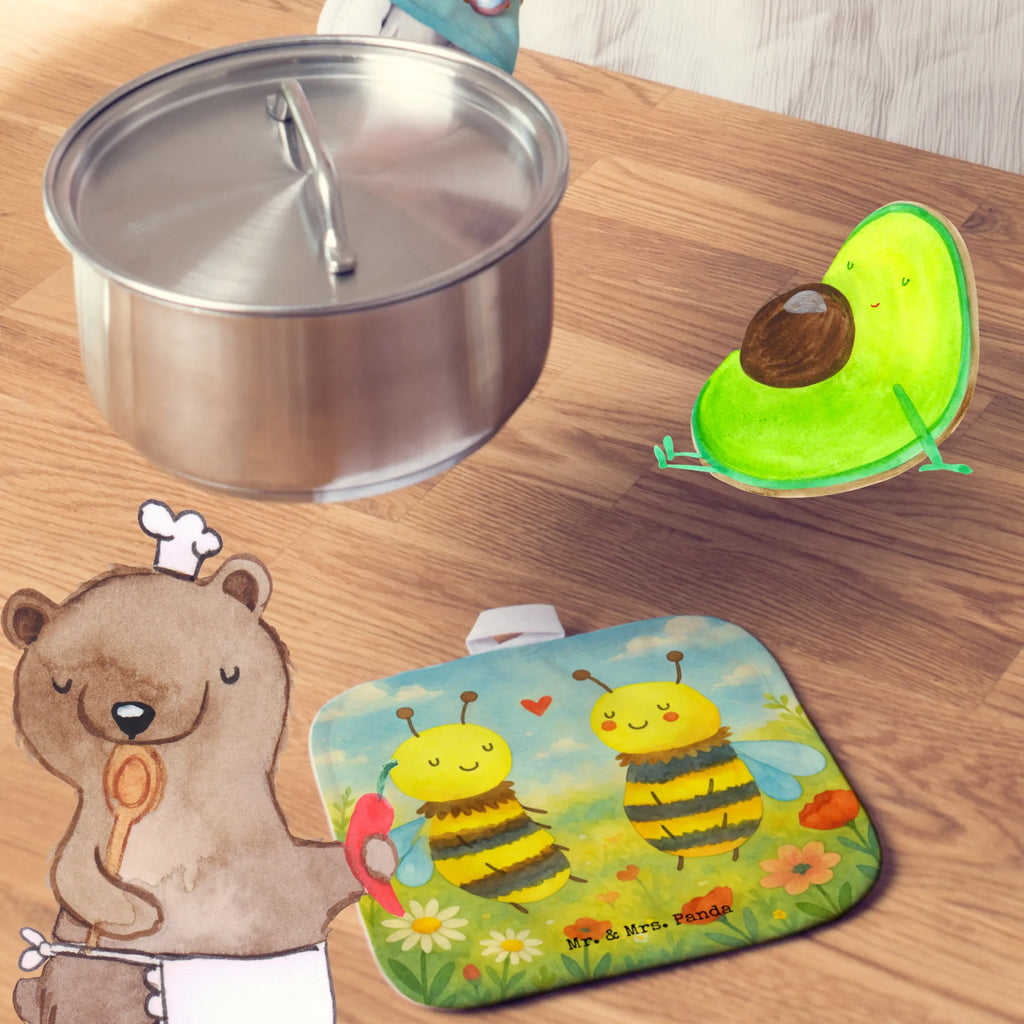 2er Set Topflappen  Biene Verliebt Design Topflappen, Topfuntersetzer, Ofenhandschuh, Topflappen Set, Topflappen lustig, Topflappen mit Spruch, Ofenhandschuhe, Topfhandschuhe, Topfhandschuh, Topflappenset, Topflappen 2er Set, Schöne Topflappen, Biene, Wespe, Hummel