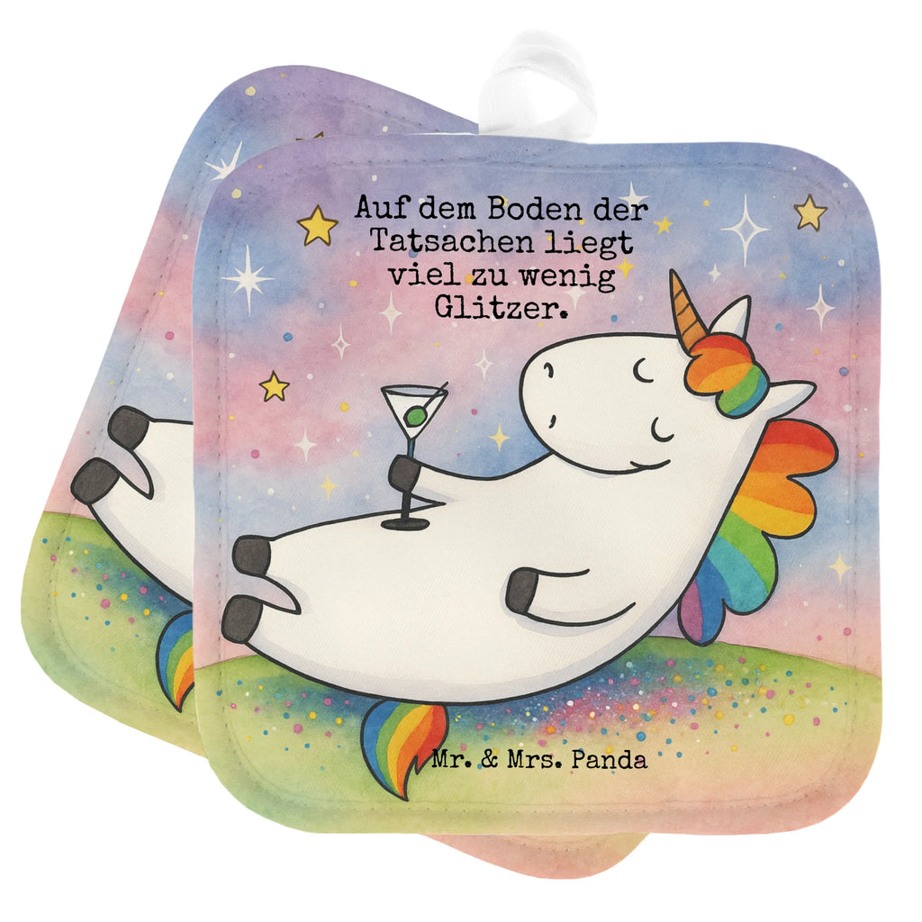2er Set Topflappen  Einhorn Cocktail Design Topflappen, Topfuntersetzer, Ofenhandschuh, Topflappen Set, Topflappen lustig, Topflappen mit Spruch, Ofenhandschuhe, Topfhandschuhe, Topfhandschuh, Topflappenset, Topflappen 2er Set, Schöne Topflappen, Einhorn, Einhörner, Einhorn Deko, Unicorn, Party, Spaß, Feiern, Caipirinha, Rum, Cuba Libre, Sekt, Freundin, Geburtstag, lustig, witzig, Spruch, Glitzer