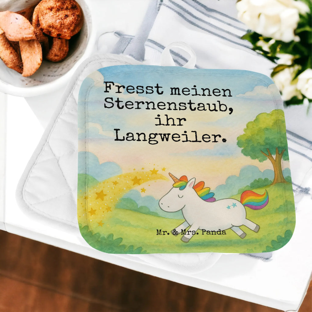 2er Set Topflappen  Einhorn Happy Design Topflappen, Topfuntersetzer, Ofenhandschuh, Topflappen Set, Topflappen lustig, Topflappen mit Spruch, Ofenhandschuhe, Topfhandschuhe, Topfhandschuh, Topflappenset, Topflappen 2er Set, Schöne Topflappen, Einhorn, Einhörner, Einhorn Deko, Unicorn, glücklich, fröhlich, Spaß, Freude, Lebensfreude, witzig, spannend, Lächeln, Lachen