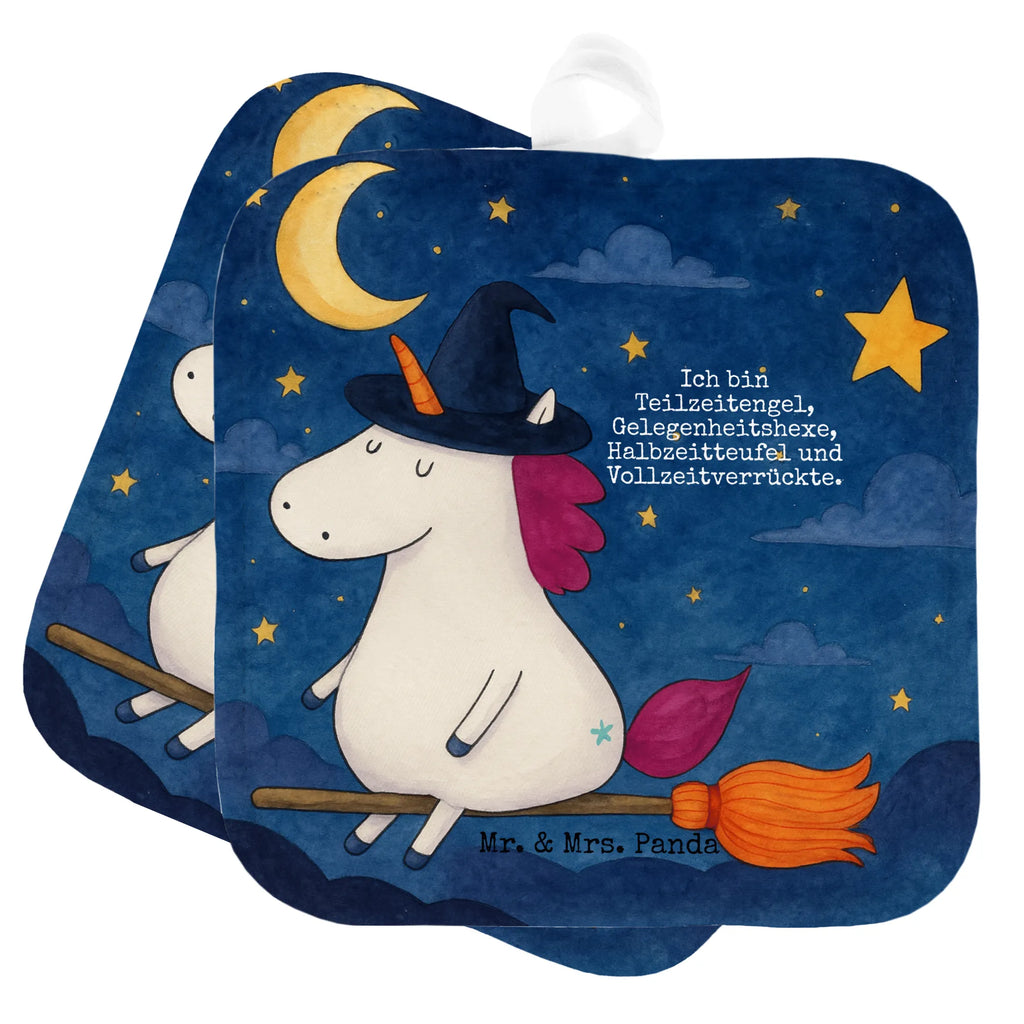 2er Set Topflappen  Einhorn Hexe Design Topflappen, Topfuntersetzer, Ofenhandschuh, Topflappen Set, Topflappen lustig, Topflappen mit Spruch, Ofenhandschuhe, Topfhandschuhe, Topfhandschuh, Topflappenset, Topflappen 2er Set, Schöne Topflappen, Einhorn, Einhörner, Einhorn Deko, Unicorn, Frau, Ehefrau, Hexe, Teufel, Engel, Verrückte, Freundin, Leben, Zicke