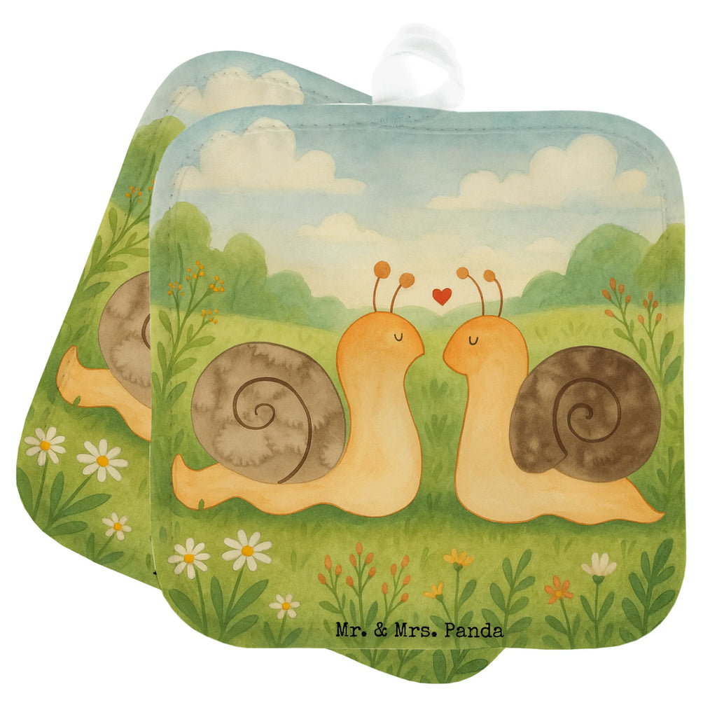 Pot holder Snails in love Design Topflappenset, Topflappen 2er Set, Schöne Topflappen, Topfhandschuhe, Topfuntersetzer, Ofenhandschuhe, Topflappen, Topfhandschuh, Topflappen mit Spruch, Topflappen Set, Topflappen lustig, Ofenhandschuh, Liebe, Partner, Freund, Freundin, Ehemann, Ehefrau, Heiraten, Verlobung, Heiratsantrag, Liebesgeschenk, Jahrestag, Hocheitstag
