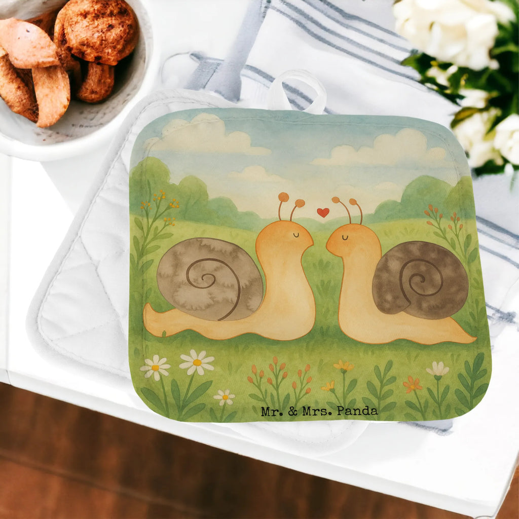 Pot holder Snails in love Design Topflappenset, Topflappen 2er Set, Schöne Topflappen, Topfhandschuhe, Topfuntersetzer, Ofenhandschuhe, Topflappen, Topfhandschuh, Topflappen mit Spruch, Topflappen Set, Topflappen lustig, Ofenhandschuh, Liebe, Partner, Freund, Freundin, Ehemann, Ehefrau, Heiraten, Verlobung, Heiratsantrag, Liebesgeschenk, Jahrestag, Hocheitstag