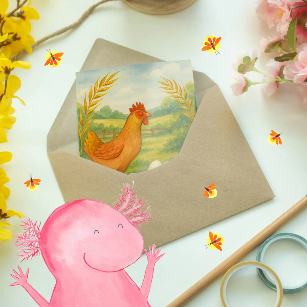 Grußkarte Huhn Stolz Design Klappkarte, Hochzeitskarte, Geburtstagskarte, Einladungskarte, Glückwunschkarte, Grußkarte, Karte, Ansichtskarten, Bauernhof, Hoftiere, Landwirt, Landwirtin, Motivation, Henne, Eier, Hühner, Landleben, Magie, Geburt, Hof, Hahn, Schwangerschaft, Spruch