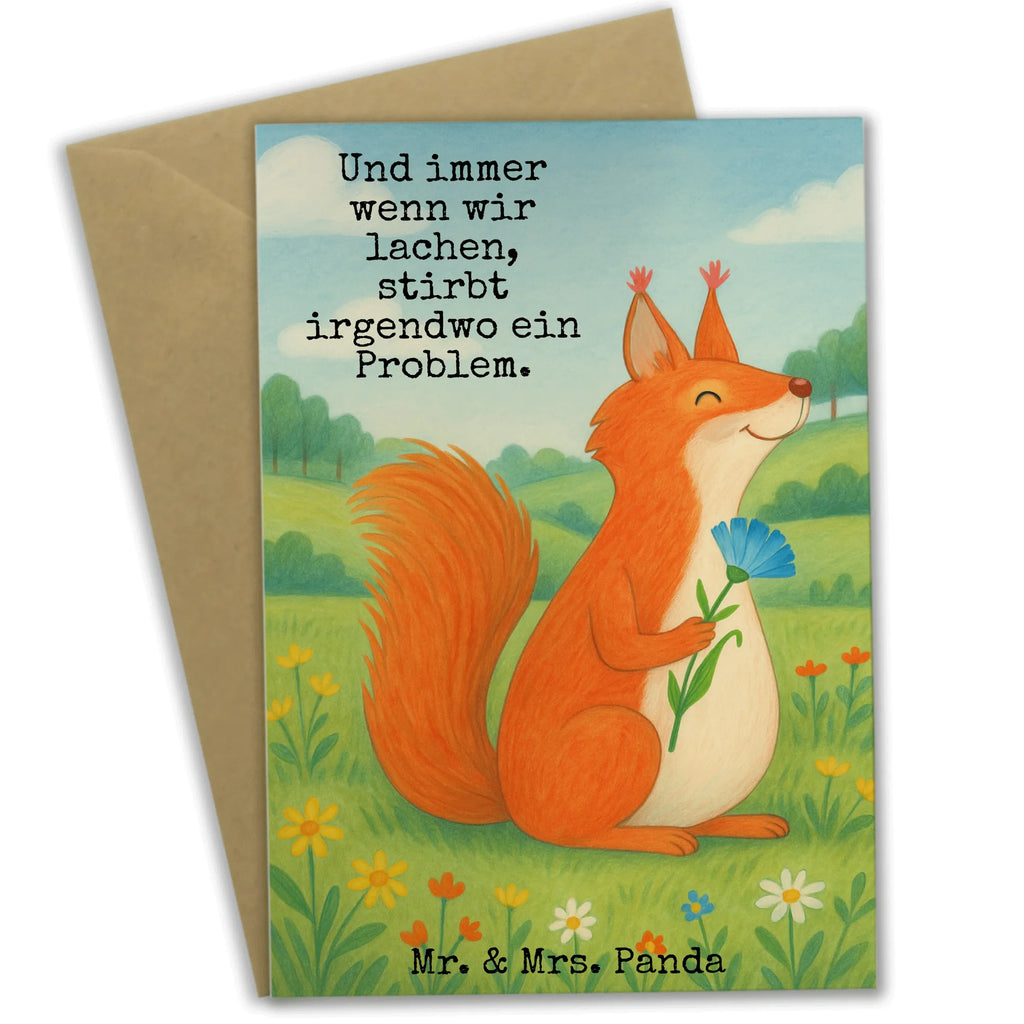 Grußkarte Eichhörnchen Blume Design Grußkarte, Klappkarte, Einladungskarte, Glückwunschkarte, Hochzeitskarte, Geburtstagskarte, Karte, Ansichtskarten, Tiermotive, Gute Laune, lustige Sprüche, Tiere, Eichhörnchen, Eichhorn, Spruch positiv, Lachen, Spaß, Motivation Sprüche, Motivation Bilder, glücklich Spruch, Spruch Deko