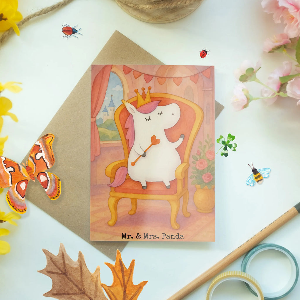 Grußkarte Einhorn Prinzessin Design Grußkarte, Klappkarte, Einladungskarte, Glückwunschkarte, Hochzeitskarte, Geburtstagskarte, Karte, Ansichtskarten, Einhorn, Einhörner, Einhorn Deko, Unicorn, Geburtstag, Prinzessin, Geburtstagsgeschenk, Geschenk, Monat