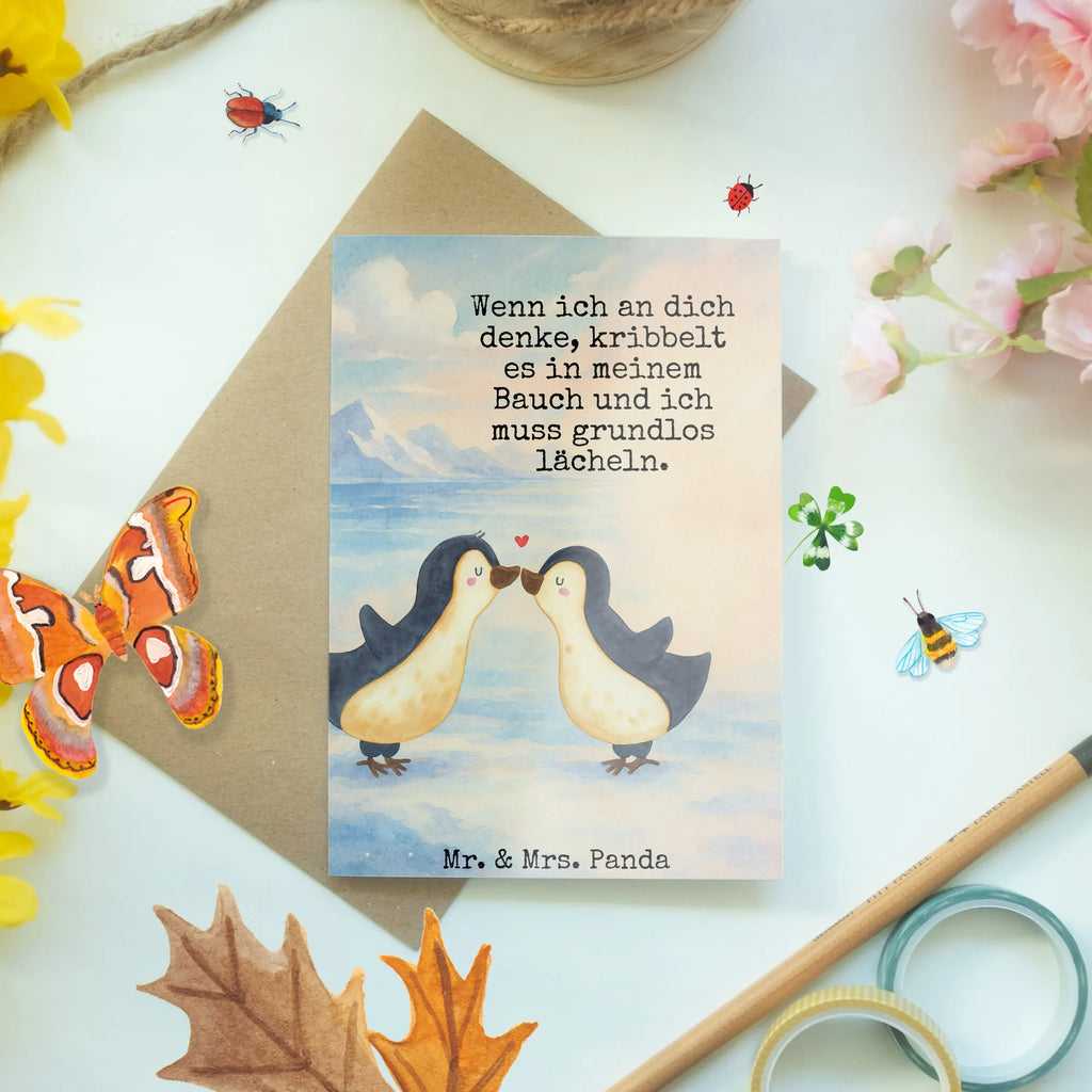 Greetings card penguins kiss Design Grußkarte, Klappkarte, Einladungskarte, Glückwunschkarte, Hochzeitskarte, Geburtstagskarte, Karte, Ansichtskarten, Liebe, Partner, Freund, Freundin, Ehemann, Ehefrau, Heiraten, Verlobung, Heiratsantrag, Liebesgeschenk, Jahrestag, Hocheitstag, Valentinstag, Geschenk für Frauen, Hochzeitstag, Mitbringsel, Geschenk für Freundin, Geschenk für Partner, Liebesbeweis, für Männer, für Ehemann