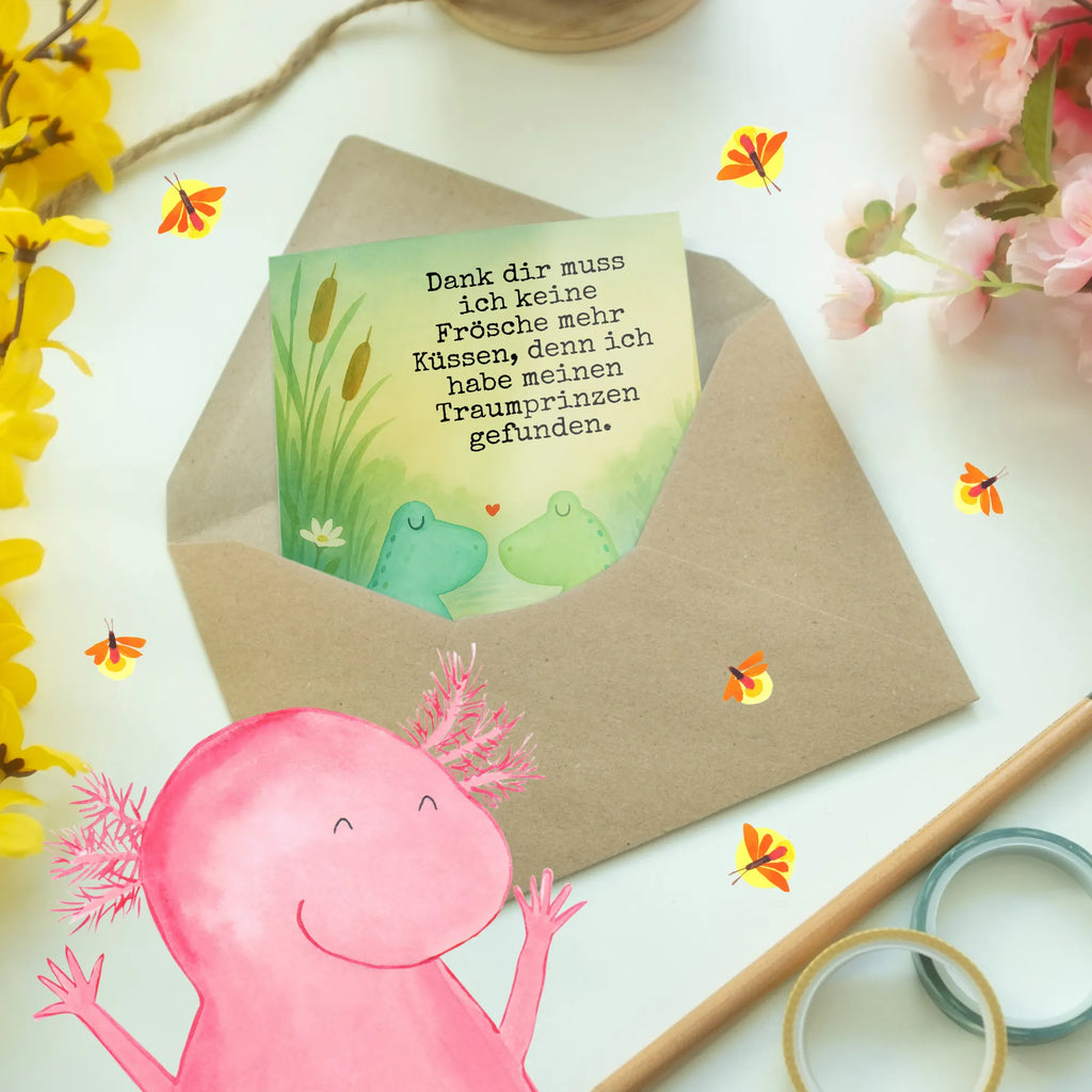 Greetings card Frogs in love Design Grußkarte, Klappkarte, Einladungskarte, Glückwunschkarte, Hochzeitskarte, Geburtstagskarte, Karte, Ansichtskarten, Liebe, Partner, Freund, Freundin, Ehemann, Ehefrau, Heiraten, Verlobung, Heiratsantrag, Liebesgeschenk, Jahrestag, Hocheitstag, Verliebt, Verlobt, Verheiratet, Geschenk Freundin, Geschenk Freund, Liebesbeweis, Hochzeitstag, Geschenk Hochzeit, Frosch, Frösche, Froschkönig, Fröschchen