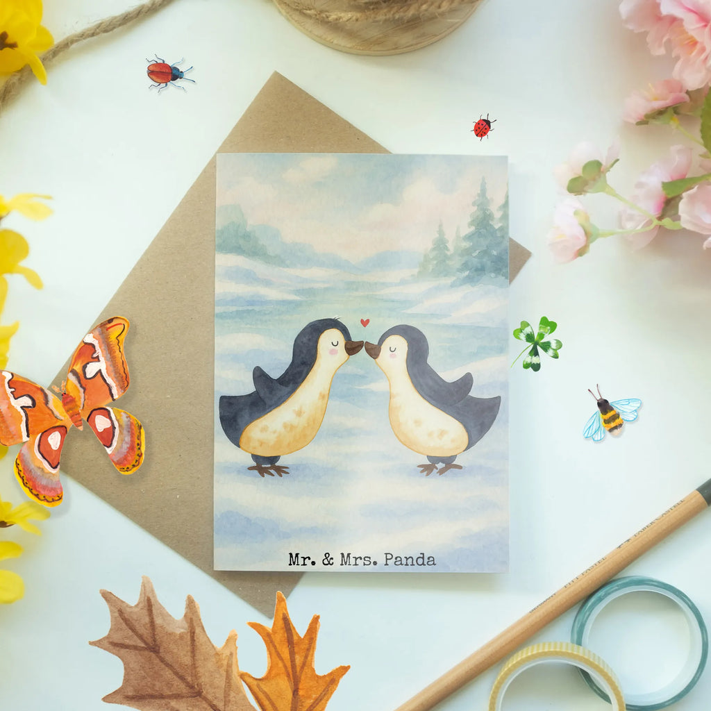 Greetings card Penguins in love Design Grußkarte, Klappkarte, Einladungskarte, Glückwunschkarte, Hochzeitskarte, Geburtstagskarte, Karte, Ansichtskarten, Liebe, Partner, Freund, Freundin, Ehemann, Ehefrau, Heiraten, Verlobung, Heiratsantrag, Liebesgeschenk, Jahrestag, Hocheitstag, Pinguin, Pinguine, Pinguin Paar, Pinguinpaar, Pinguin Liebe, Paar, Pärchen. Liebespaar, Liebesbeweis, Liebesspruch, Hochzeitstag, Geschenk Freund, Geschenk Freundin, Verlobte, Verlobter, Love, Geschenk Hochzeitstag, Geschenkidee, Hochzeit, Gastgeschenk
