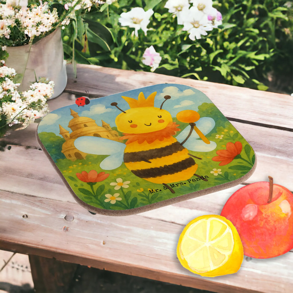 Square coaster bee king Design Untersetzer, Bierdeckel, Glasuntersetzer, Untersetzer Gläser, Getränkeuntersetzer, Untersetzer aus Holz, Untersetzer für Gläser, Korkuntersetzer, Untersetzer Holz, Holzuntersetzer, Tassen Untersetzer, Untersetzer Design, Biene, Wespe, Hummel