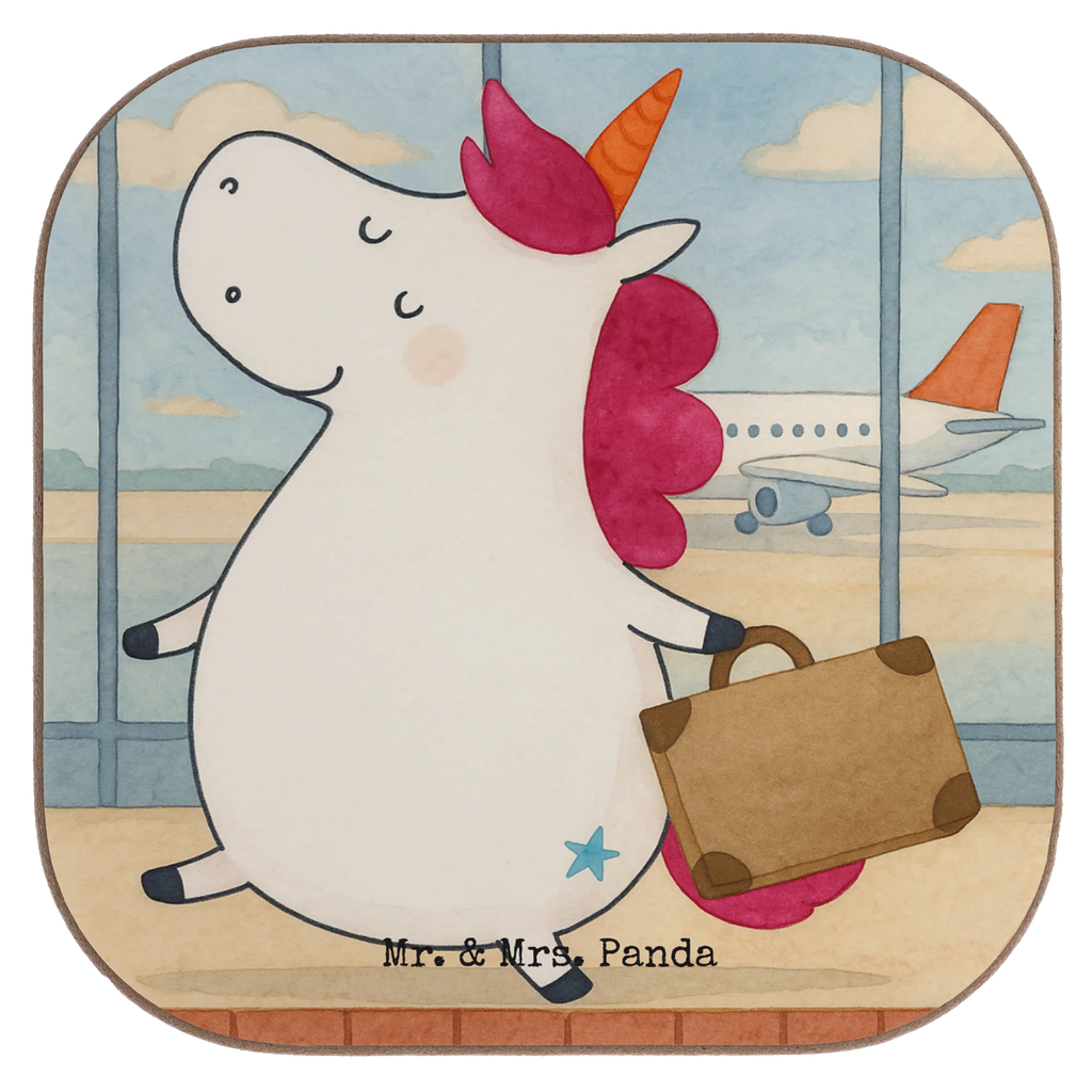 Podkładka Jednorożec walizka Design Untersetzer, Bierdeckel, Glasuntersetzer, Untersetzer Gläser, Getränkeuntersetzer, Untersetzer aus Holz, Untersetzer für Gläser, Korkuntersetzer, Untersetzer Holz, Holzuntersetzer, Tassen Untersetzer, Untersetzer Design, Einhorn, Einhörner, Einhorn Deko, Unicorn, unicorn, Koffer, Verreisen, Reise, Gepäck, Abenteuer, Erwachsen, Kind, albern, Spaß, lustig, witzig