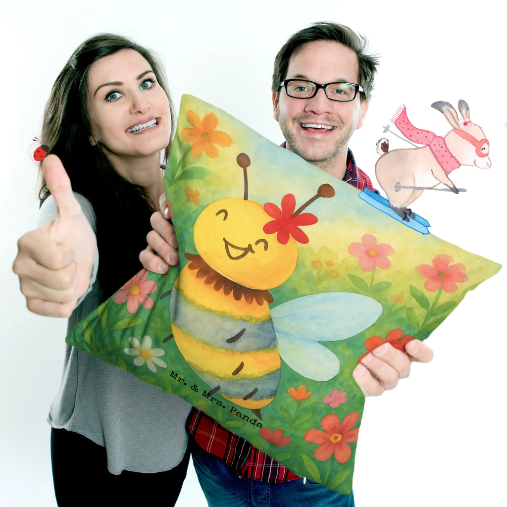 Cushion bee flower Design Kissenhülle, Kopfkissen, Sofakissen, Dekokissen, Motivkissen, sofakissen, sitzkissen, Kissen, Kissenbezüge, Kissenbezug 40x40, Kissen 40x40, Kissenhülle 40x40, Zierkissen, Couchkissen, Dekokissen Sofa, Sofakissen 40x40, Dekokissen 40x40, Kopfkissen 40x40, Kissen 40x40 Waschbar, Biene, Wespe, Hummel