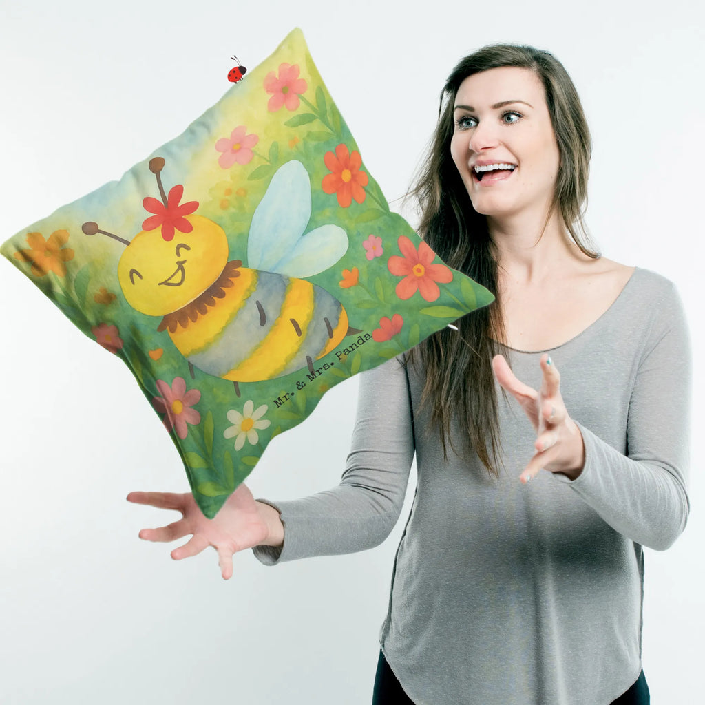 Cushion bee flower Design Kissenhülle, Kopfkissen, Sofakissen, Dekokissen, Motivkissen, sofakissen, sitzkissen, Kissen, Kissenbezüge, Kissenbezug 40x40, Kissen 40x40, Kissenhülle 40x40, Zierkissen, Couchkissen, Dekokissen Sofa, Sofakissen 40x40, Dekokissen 40x40, Kopfkissen 40x40, Kissen 40x40 Waschbar, Biene, Wespe, Hummel