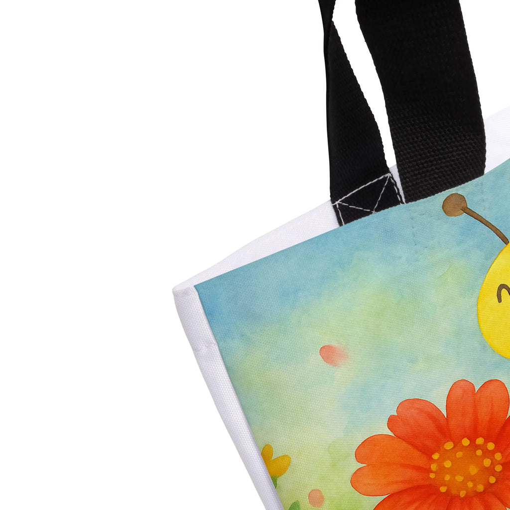 Shopper Biene Blume Design Beutel, Einkaufstasche, Tasche, Strandtasche, Einkaufsbeutel, Shopper, Schultasche, Freizeittasche, Tragebeutel, Schulbeutel, Alltagstasche, Biene, Wespe, Hummel