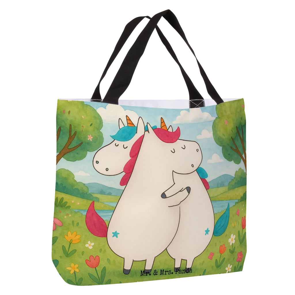 Shopper unicorns Embrace Design Beutel, Einkaufstasche, Tasche, Strandtasche, Einkaufsbeutel, Shopper, Schultasche, Freizeittasche, Tragebeutel, Schulbeutel, Alltagstasche, Einhorn, Einhörner, Einhorn Deko, Unicorn, Freundinnen, Freundin, BFF, Schwester, Schwestern, Familie, Geschwister, Sister, Liebe