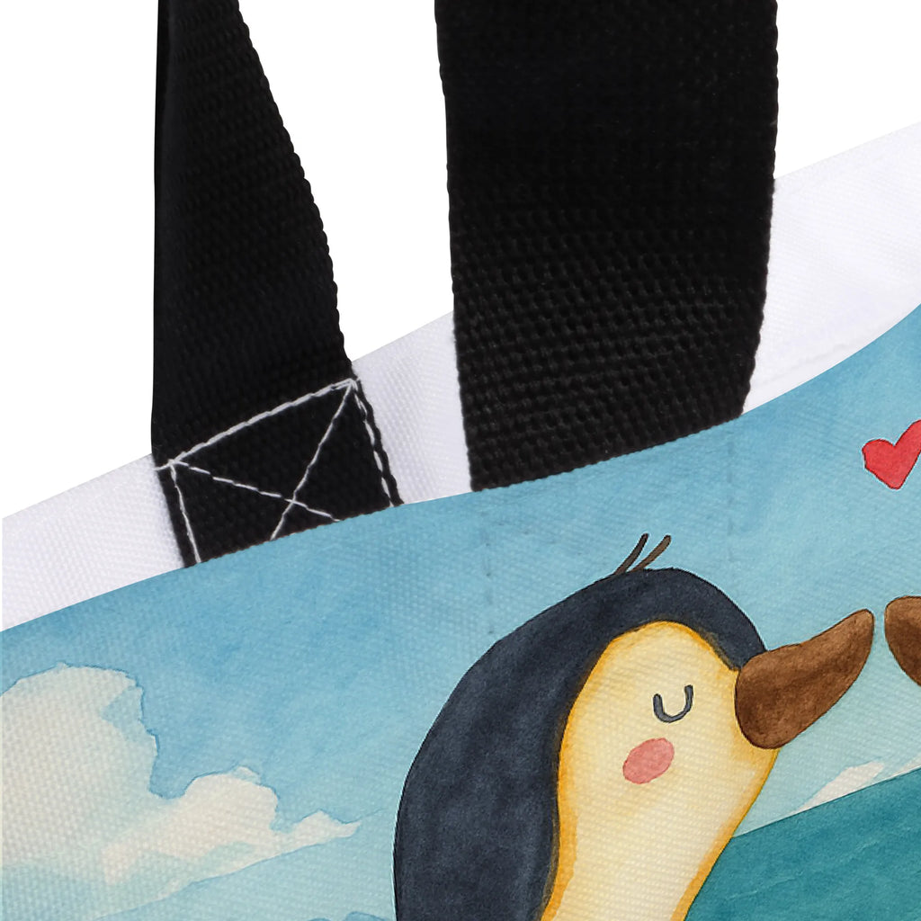 Shopper penguins kiss Design Alltagstasche, Einkaufstasche, Shopper, Einkaufsbeutel, Schulbeutel, Schultasche, Beutel, Tragebeutel, Strandtasche, Freizeittasche, Tasche, Liebe, Partner, Freund, Freundin, Ehemann, Ehefrau, Heiraten, Verlobung, Heiratsantrag, Liebesgeschenk, Jahrestag, Hocheitstag, für Ehemann, Mitbringsel, Geschenk für Frauen, Geschenk für Freundin, für Männer, Geschenk für Partner, Valentinstag, Liebesbeweis, Hochzeitstag