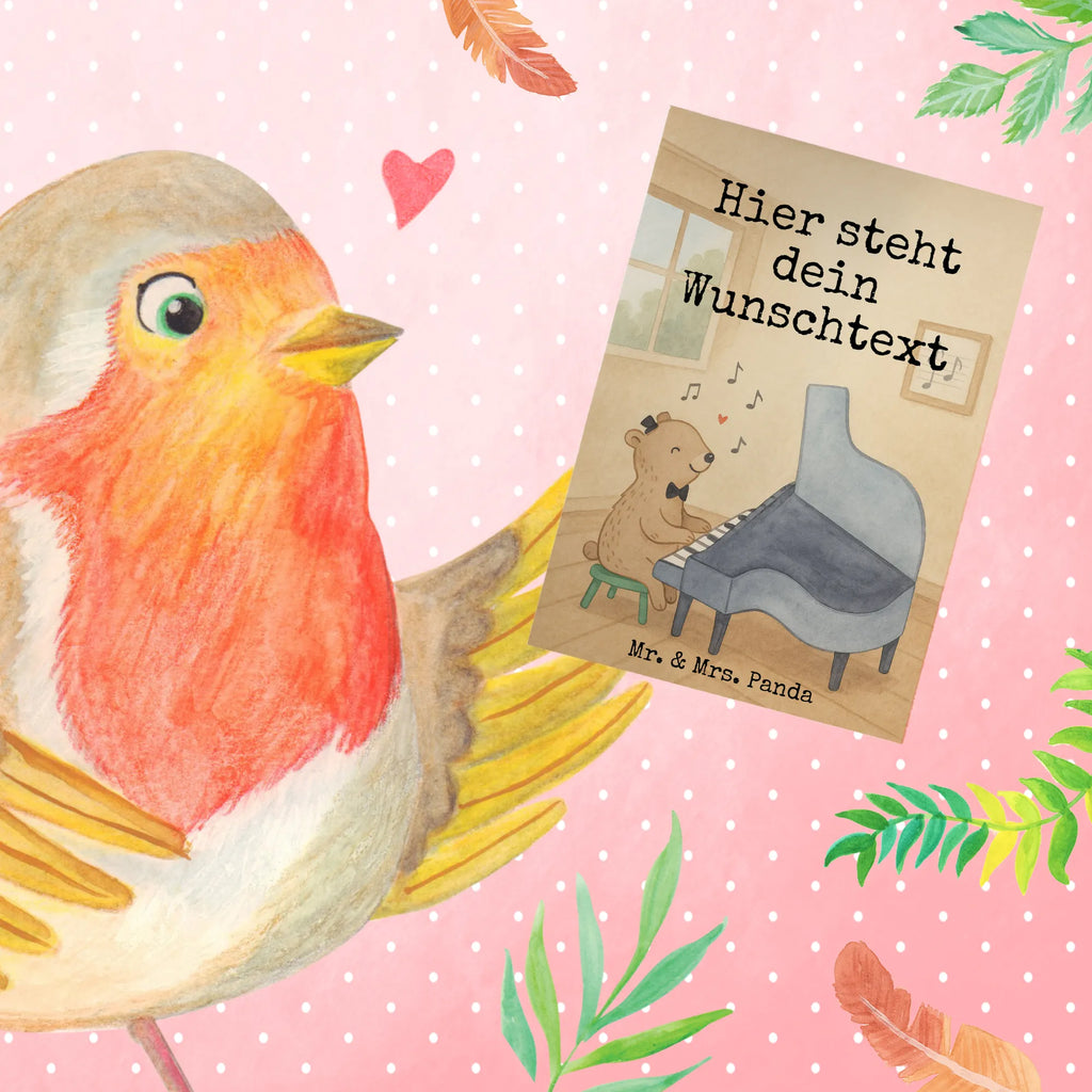 Personalised greetings card Bear piano Design Personalisiertere Klappkarte, Grußkarte selber drucken, Personalisierte Hochzeitskarte, Personalisierte Karte, Personalisierte Grußkarte, Grußkarte selbst gestalten, Personalisierte Geburtstagskarte, Grußkarte mit Namen, Grußkarten personalisiert, Personalisierte Glückwunschkarte, Grußkarte mit persönlichen Nachrichten, Grußkarte als Geldgeschenk, Personalisierte Einladungskarte, Instrumente, Geschenke Musiker, Musikliebhaber, Pianist, Flügel, Bär, Klassik, Konzert, Klavier