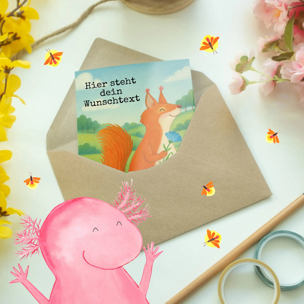 Personalisierte Grußkarte Eichhörnchen Blume Design Grußkarte mit persönlichen Nachrichten, Grußkarte als Geldgeschenk, Grußkarte mit Namen, Grußkarten personalisiert, Personalisierte Geburtstagskarte, Personalisierte Karte, Personalisierte Hochzeitskarte, Grußkarte selbst gestalten, Personalisierte Einladungskarte, Personalisiertere Klappkarte, Grußkarte selber drucken, Personalisierte Grußkarte, Personalisierte Glückwunschkarte, Tiermotive, Gute Laune, lustige Sprüche, Tiere, glücklich Spruch, Spruch Deko, Lachen, Motivation Bilder, Motivation Sprüche, Eichhorn, Spaß, Eichhörnchen, Spruch positiv