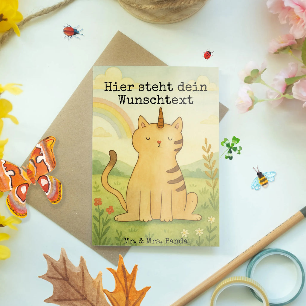 Personalisierte Grußkarte Einhorn Katze Design Grußkarte selbst gestalten, Grußkarte mit Namen, Grußkarte mit persönlichen Nachrichten, Personalisierte Glückwunschkarte, Grußkarte als Geldgeschenk, Personalisierte Grußkarte, Grußkarte selber drucken, Personalisierte Karte, Personalisierte Hochzeitskarte, Personalisierte Einladungskarte, Personalisiertere Klappkarte, Personalisierte Geburtstagskarte, Grußkarten personalisiert, Einhorn, Einhörner, Einhorn Deko, Unicorn, Einhornpower, Erwachsenwerden, Katze, Katzenhorn, Regenbogen, Kittyhorn, Mieze, Katzer, Glitzer, Einhornkatze