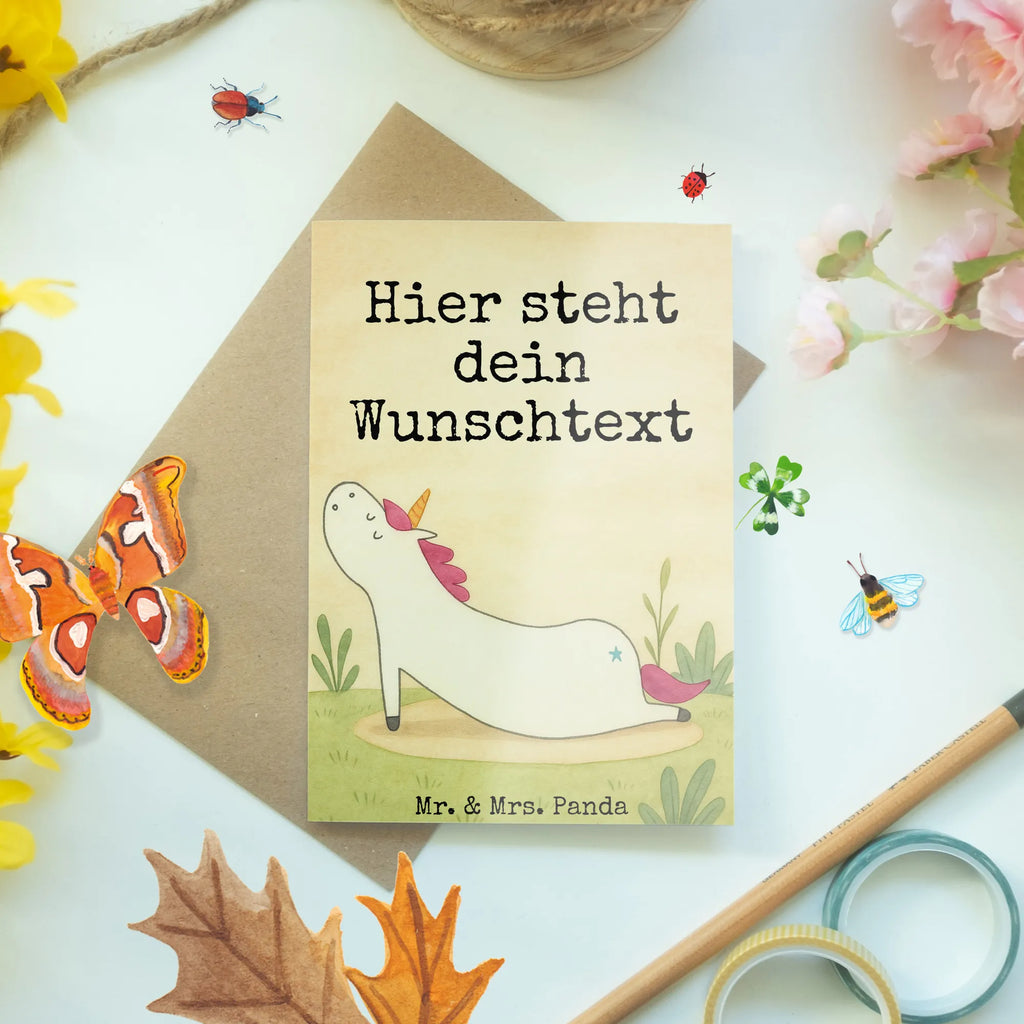 Personalised greetings card unicorn yoga Design Grußkarte mit Namen, Personalisierte Geburtstagskarte, Grußkarte selbst gestalten, Grußkarten personalisiert, Personalisierte Glückwunschkarte, Personalisierte Grußkarte, Personalisierte Hochzeitskarte, Grußkarte mit persönlichen Nachrichten, Personalisierte Einladungskarte, Personalisiertere Klappkarte, Grußkarte als Geldgeschenk, Grußkarte selber drucken, Personalisierte Karte, Einhorn, Einhörner, Einhorn Deko, Unicorn, Entspannung, Achtsamkeit, Yogamatte, witzig, Yoga, Namaste, Sport, lustig, Joga, süß