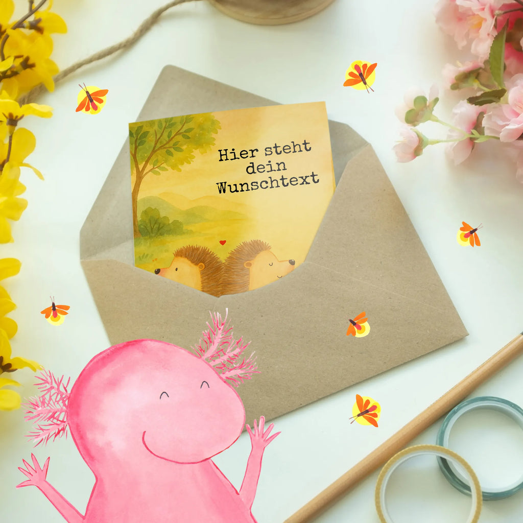 Personalised greetings card Hedgehogs holding hands Design Personalisierte Karte, Personalisierte Geburtstagskarte, Grußkarte selbst gestalten, Personalisiertere Klappkarte, Personalisierte Grußkarte, Grußkarten personalisiert, Personalisierte Glückwunschkarte, Grußkarte mit Namen, Personalisierte Einladungskarte, Personalisierte Hochzeitskarte, Grußkarte selber drucken, Grußkarte als Geldgeschenk, Grußkarte mit persönlichen Nachrichten, Liebe, Partner, Freund, Freundin, Ehemann, Ehefrau, Heiraten, Verlobung, Heiratsantrag, Liebesgeschenk, Jahrestag, Hocheitstag, Liebesbeweis, Igelliebe, Hochzeit, Lieblingsmensch, Igel, große Liebe, Geschenk für zwei, Hand in Hand, Liebesbotschaft, Love, Gemeinsamkeit