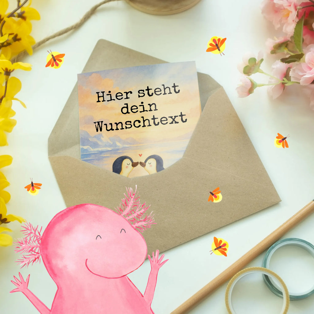 Personalised greetings card Penguins in love Design Grußkarten personalisiert, Personalisierte Einladungskarte, Grußkarte selber drucken, Personalisierte Karte, Grußkarte mit persönlichen Nachrichten, Grußkarte mit Namen, Personalisierte Glückwunschkarte, Personalisierte Hochzeitskarte, Personalisiertere Klappkarte, Grußkarte selbst gestalten, Personalisierte Grußkarte, Personalisierte Geburtstagskarte, Grußkarte als Geldgeschenk, Liebe, Partner, Freund, Freundin, Ehemann, Ehefrau, Heiraten, Verlobung, Heiratsantrag, Liebesgeschenk, Jahrestag, Hocheitstag, Pinguin Paar, Geschenkidee, Geschenk Freundin, Verlobte, Pärchen. Liebespaar, Hochzeitstag, Gastgeschenk, Liebesbeweis, Geschenk Freund, Pinguin Liebe, Pinguine, Geschenk Hochzeitstag, Paar, Hochzeit, Pinguinpaar, Verlobter, Pinguin, Liebesspruch, Love