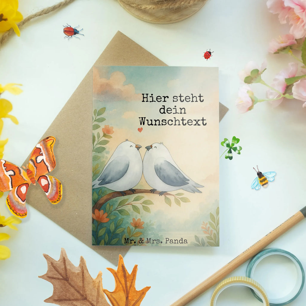 Personalised greetings card Turtledoves in love Design Personalisiertere Klappkarte, Grußkarte selbst gestalten, Grußkarte mit Namen, Personalisierte Karte, Personalisierte Geburtstagskarte, Grußkarte mit persönlichen Nachrichten, Grußkarte selber drucken, Personalisierte Einladungskarte, Grußkarten personalisiert, Personalisierte Glückwunschkarte, Personalisierte Hochzeitskarte, Personalisierte Grußkarte, Grußkarte als Geldgeschenk, Liebe, Partner, Freund, Freundin, Ehemann, Ehefrau, Heiraten, Verlobung, Heiratsantrag, Liebesgeschenk, Jahrestag, Hocheitstag, Tauben, Geschenk Freundin, Turteltäubchen, Liebesbeweis, Verlobt, Geschenk Hochzeit, Geschenk Freund, Verliebt, Verheiratet, Turteltauben, Hochzeitstag