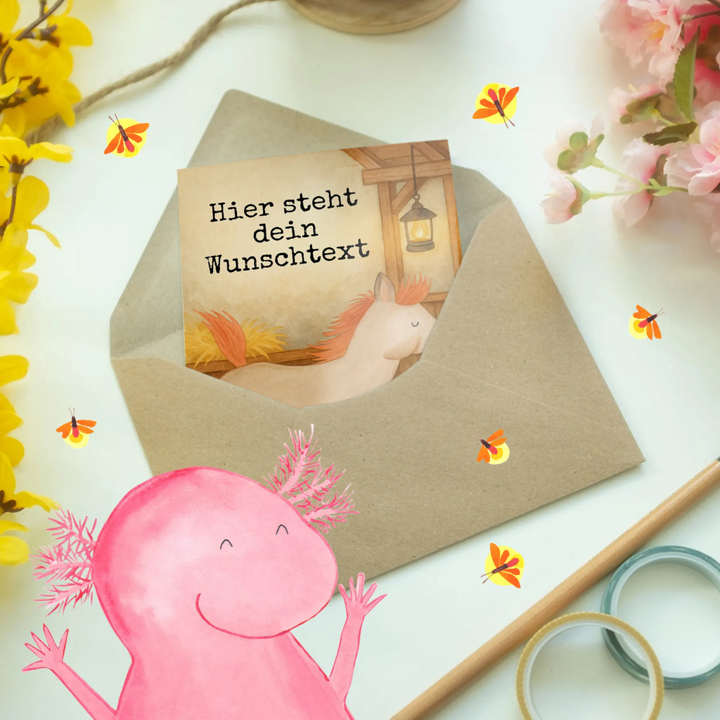 Personalisierte Grußkarte Pferd Springen Design Personalisiertere Klappkarte, Personalisierte Einladungskarte, Grußkarte mit Namen, Grußkarte selbst gestalten, Grußkarte als Geldgeschenk, Personalisierte Grußkarte, Personalisierte Hochzeitskarte, Grußkarte selber drucken, Personalisierte Glückwunschkarte, Grußkarte mit persönlichen Nachrichten, Personalisierte Karte, Grußkarten personalisiert, Personalisierte Geburtstagskarte, Bauernhof, Hoftiere, Landwirt, Landwirtin, Pferd, ausreiten, Pferde, Pony, Pferdestall, Pferdebesitzer, reiten, Stall