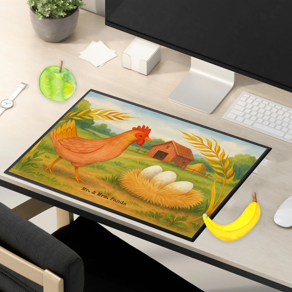 Podkładka na biurko kurczak Dumny Design Schreibtisch Unterlagen, Schreibwaren, Bürobedarf, Schreibtischauflage, Schreibtischunterlage Groß, Schreibunterlage, Büroartikel, Bauernhof, Hoftiere, Landwirt, Landwirtin, Hahn, Hühner, Motivation, Geburt, Spruch, Hof, Magie, Eier, Schwangerschaft, Henne, Landleben