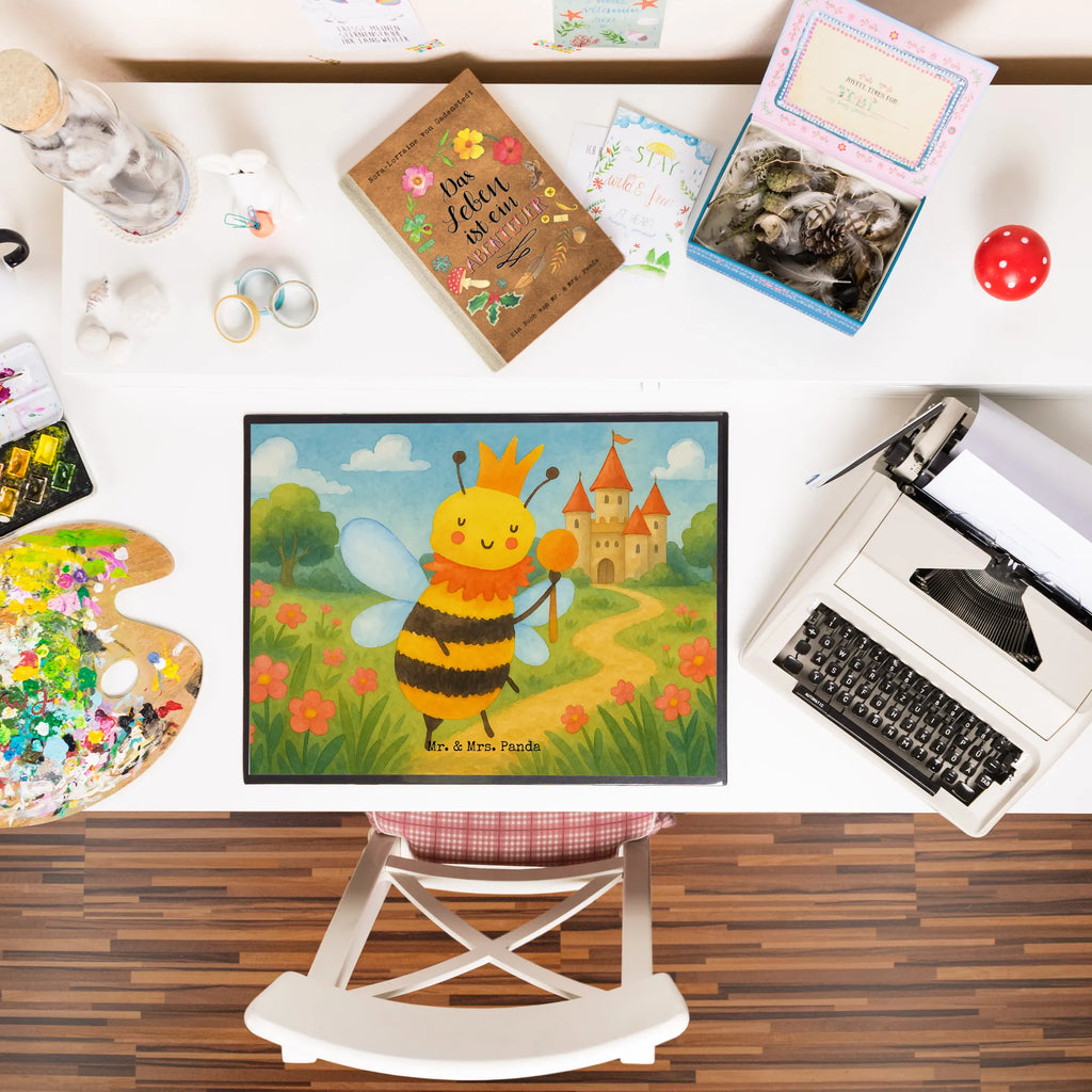 Podkładka na biurko pszczoła król Design Schreibunterlage, Schreibtischauflage, Bürobedarf, Büroartikel, Schreibwaren, Schreibtisch Unterlagen, Schreibtischunterlage Groß, Biene, Wespe, Hummel