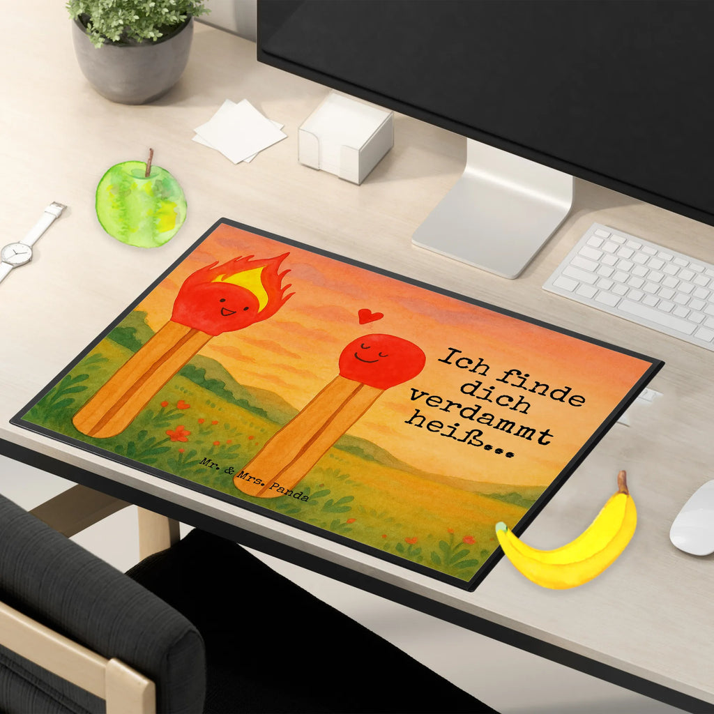 Podkładka na biurko Zapałki Design Schreibunterlage, Schreibtischunterlage Groß, Schreibtisch Unterlagen, Schreibtischauflage, Schreibwaren, Bürobedarf, Büroartikel, Liebe, Partner, Freund, Freundin, Ehemann, Ehefrau, Heiraten, Verlobung, Heiratsantrag, Liebesgeschenk, Jahrestag, Hocheitstag, Streichhölzer