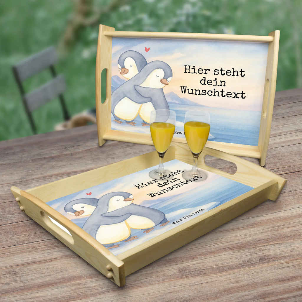 Personalised serving tray penguins Cuddle Design Tablett mit Namen, Personalisiertes Frühstückstablett, Personalisiertes Holztablett, Personalisiertes Serviertablett, Personalisiertes Tablett, Personalisiertes Dekotablett, Personalisiertes Küchentablett, Serviertablett mit Namen, Liebe, Partner, Freund, Freundin, Ehemann, Ehefrau, Heiraten, Verlobung, Heiratsantrag, Liebesgeschenk, Jahrestag, Hocheitstag, Geschenk für Frauen, Geschenk für Freundin, für Ehemann, Hochzeitstag, für Männer, Valentinstag, Geschenk für Partner, Mitbringsel, Liebesbeweis