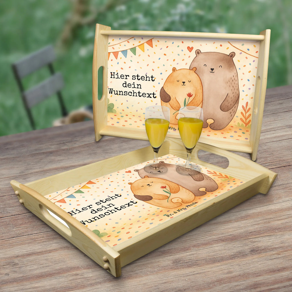 Personalised serving tray Bears in love Design Tablett mit Namen, Personalisiertes Dekotablett, Serviertablett mit Namen, Personalisiertes Frühstückstablett, Personalisiertes Holztablett, Personalisiertes Tablett, Personalisiertes Serviertablett, Personalisiertes Küchentablett, Liebe, Partner, Freund, Freundin, Ehemann, Ehefrau, Heiraten, Verlobung, Heiratsantrag, Liebesgeschenk, Jahrestag, Hocheitstag, Geschenk Freund, Verlobt, Hochzeitstag, Geschenk Hochzeit, Bär, Verheiratet, Liebesbeweis, Bärchen, Verliebt, Bären, Geschenk Freundin