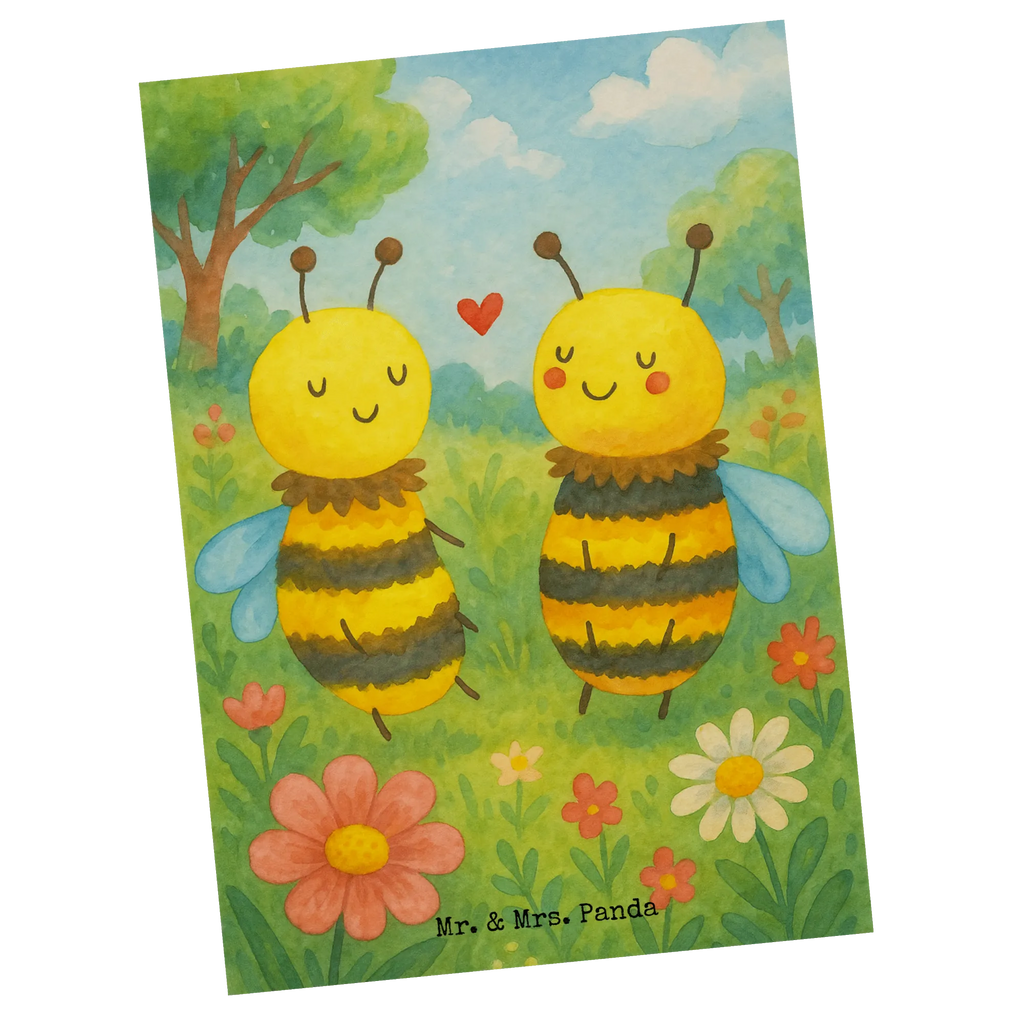 Pocztówka pszczoła zakochany Design Geschenkkarte, Einladung Geburtstag, Geburtstagskarte, Ansichtskarten, Einladungskarte, Ansichtskarte, Grußkarte, Einladung, Dankeskarte, Postkarte, Karte, Einladungskarten Geburtstag, Biene, Wespe, Hummel