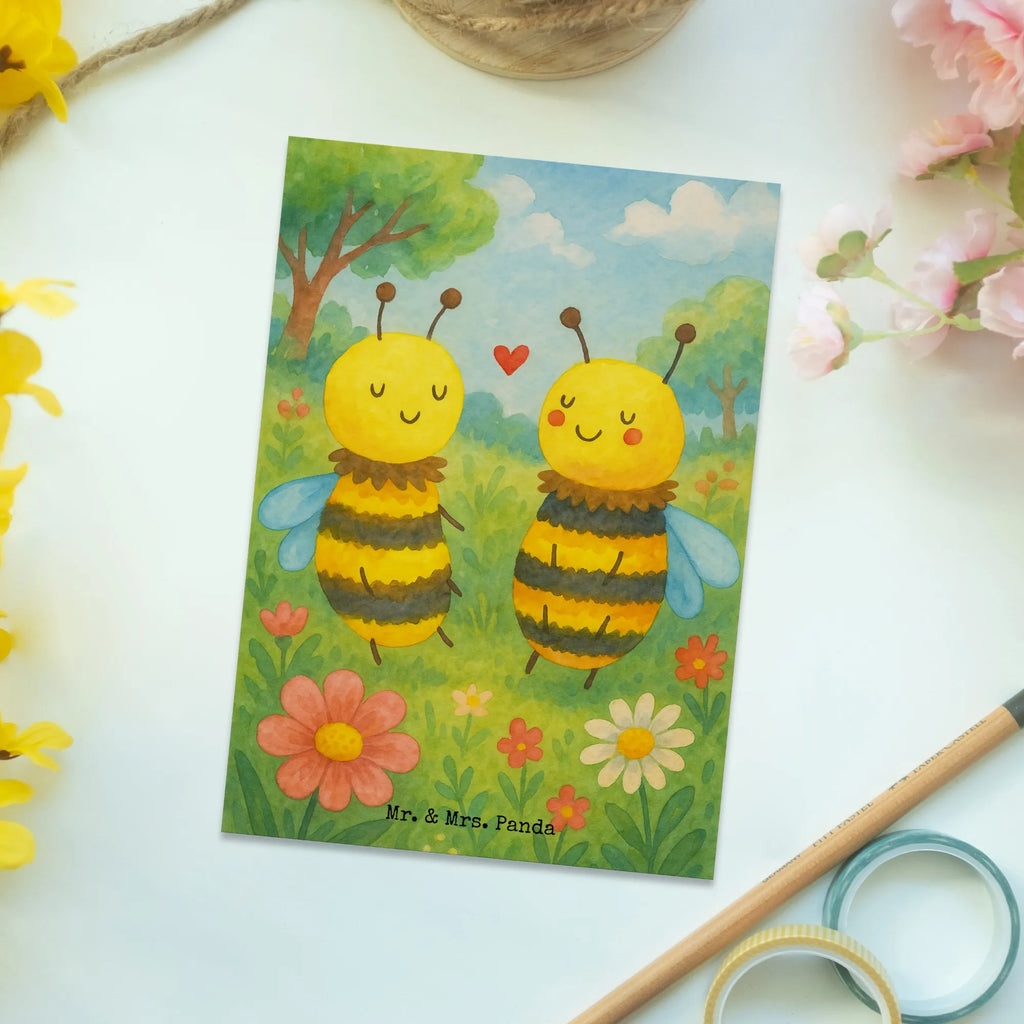 Pocztówka pszczoła zakochany Design Geschenkkarte, Einladung Geburtstag, Geburtstagskarte, Ansichtskarten, Einladungskarte, Ansichtskarte, Grußkarte, Einladung, Dankeskarte, Postkarte, Karte, Einladungskarten Geburtstag, Biene, Wespe, Hummel